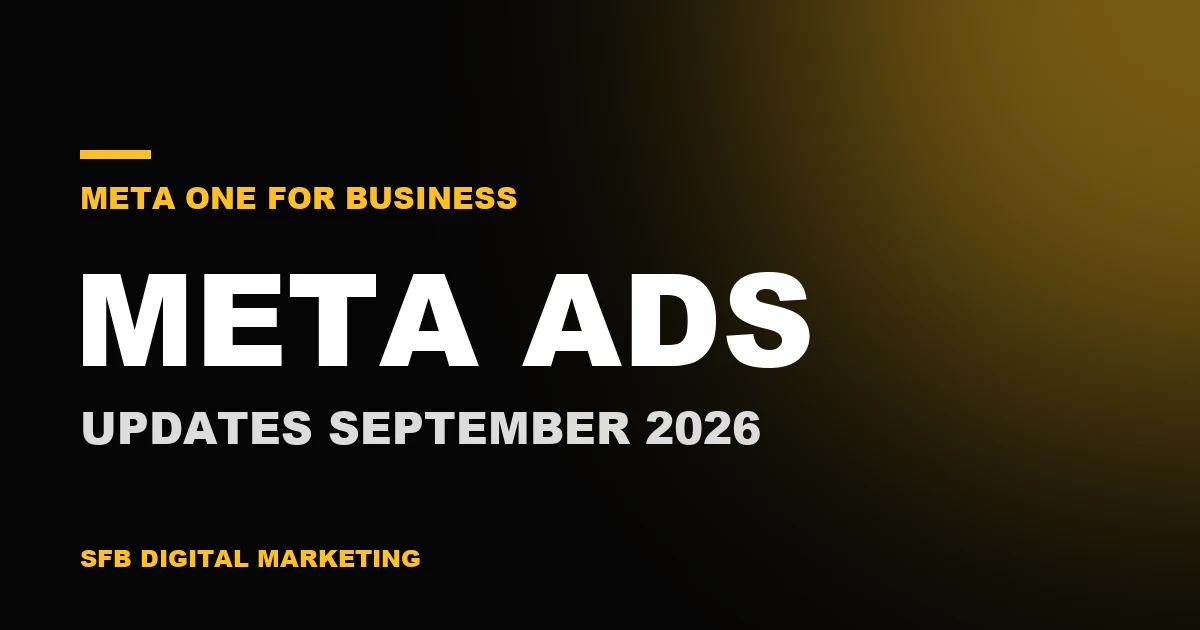 עדכוני Meta סוף ספטמבר 2026: Meta One לעסקים