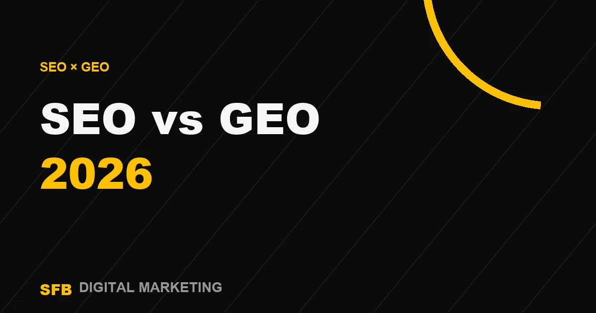 SEO מול GEO ב-2026: המדריך המלא לקידום בגוגל ובמנועי AI