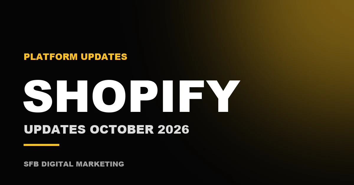 עדכוני Shopify אמצע אוקטובר 2026: תפעול לפני העונה