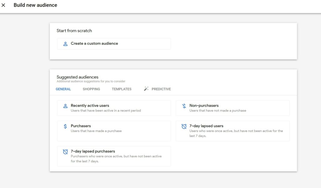 build new audience